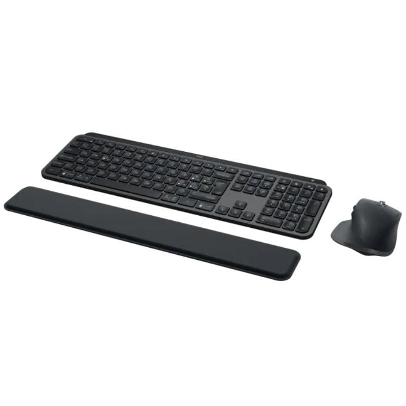 Teclado y Ratón Inalámbricos Logitech MX Keys S Combo/ Incluye Reposamanos