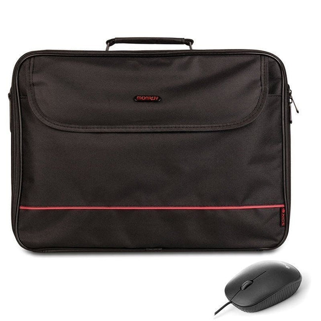 Maletín + Ratón Monray Bureau Kit para Portátiles hasta 16"/ Negro Hover Image