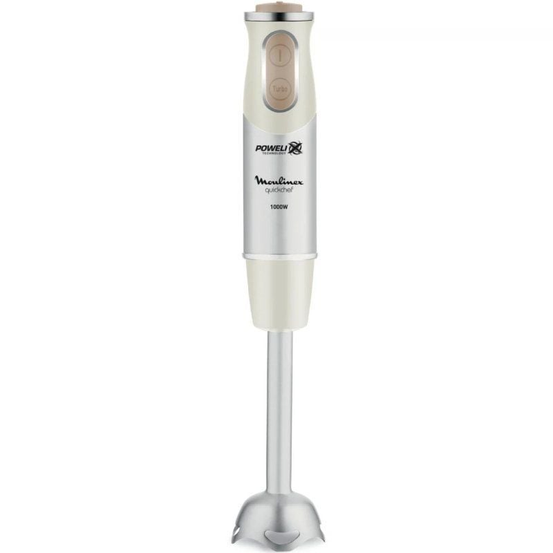 Batidora de mano Moulinex Quickchef/ 1000W/ 10 Velocidades/ Capacidad 800ml/ Incluye Varillas, Picadora y Vaso Medidor
