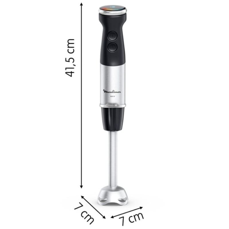 Batidora de mano Moulinex Quickchef DD671810/ 1000W/ 20 Velocidades/ Capacidad 800ml