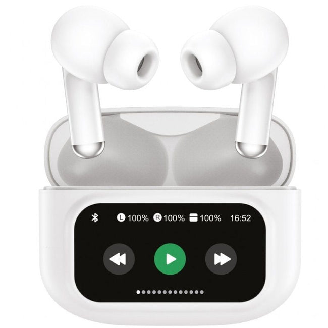 Auriculares Bluetooth Muvit For Change True Wireless Estéreo con estuche de carga/ Autonomía 6h/ Blancos Hover Image