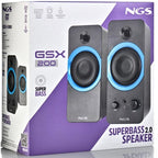 Altavoces NGS GSX-200/ 20W/ 2.0