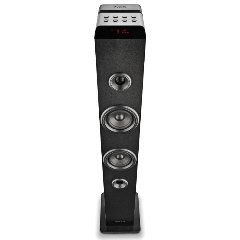 Torre de Sonido con Bluetooth NGS SKY CHARM PRO/ 80W/ 2.0/ Negra