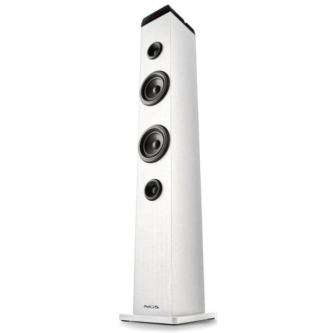Torre de Sonido con Bluetooth NGS SKY CHARM PRO/ 80W/ 2.0/ Blanca Main Image