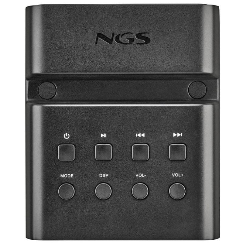Torre de Sonido con Bluetooth NGS SKY CHARM PRO/ 80W/ 2.0/ Blanca