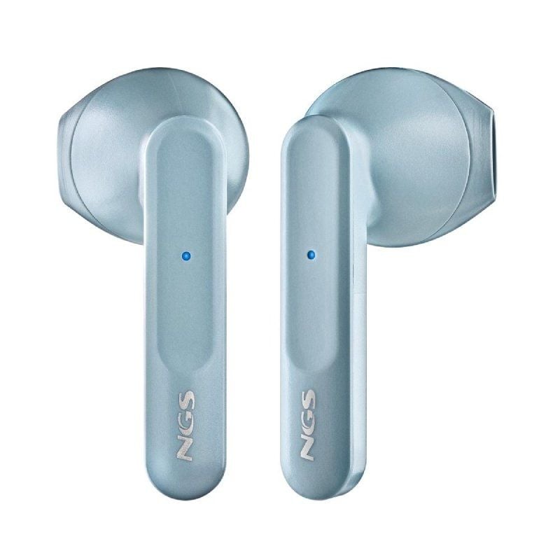 Auriculares Bluetooth NGS rtica Move con estuche de carga/ Autonomía 7h/ Azules