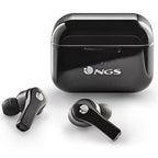 Auriculares Bluetooth NGS rtica Bloom con estuche de carga/ Autonomía 6h/ Negros