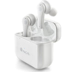 Auriculares Bluetooth NGS rtica Bloom con estuche de carga/ Autonomía 6h/ Blancos
