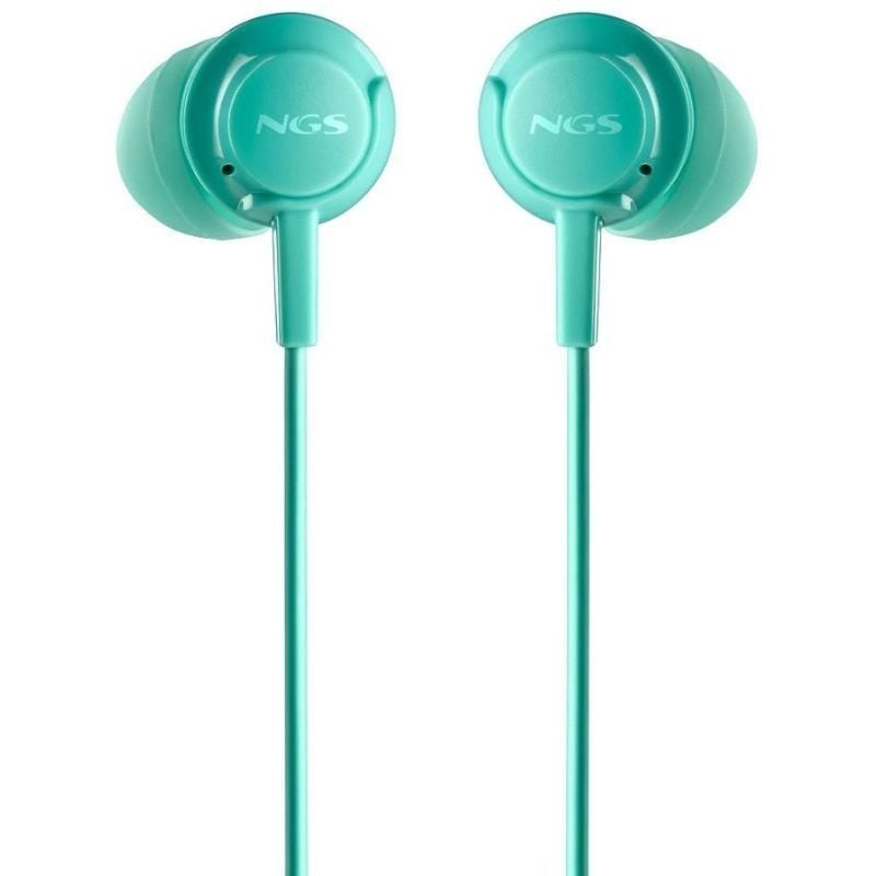 Auriculares Intrauditivos NGS Cross Drift/ con Micrófono/ Jack 3.5/ Verdes