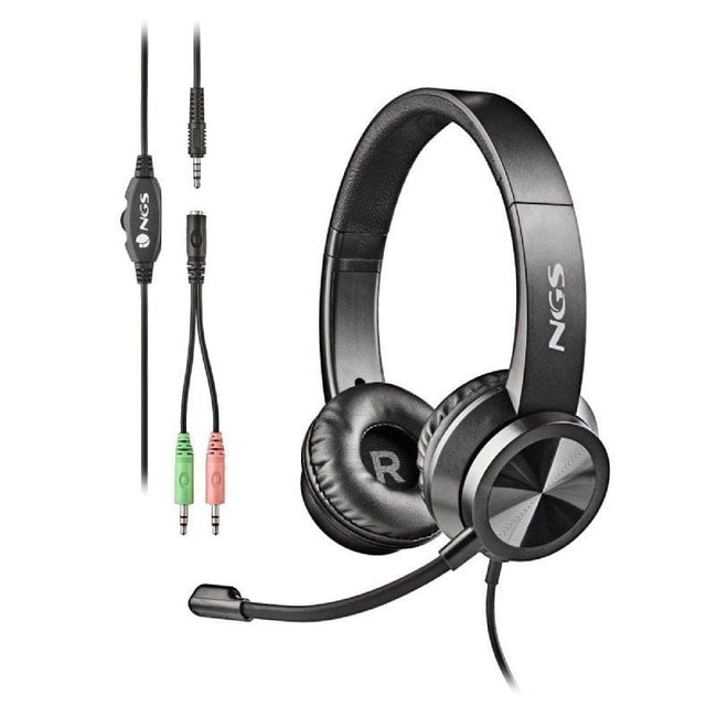 Auriculares NGS MSX 11 Pro/ con Micrófono/ Jack 3.5/ Negros Hover Image