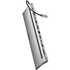 Docking USB Tipo-C NGS WonderDock12/ 3xUSB/ 2xHDMI 4K/ 1xVGA/ 1xRJ45/ 1xLector de Tarjetas/ 1xJack 3.5/ 1xUSB Tipo-C PD/ Gris