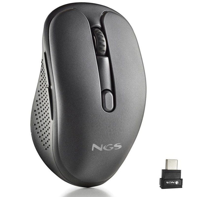 Ratón Inalámbrico NGS Evo Jot silencioso/ Batería recargable/ Hasta 1600 DPI/ Negro Hover Image