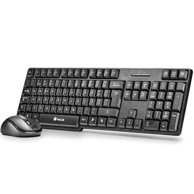 Teclado y Ratón Inalámbricos NGS Euphoria KIT/ Portugués Hover Image