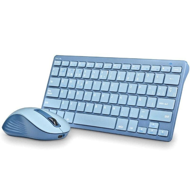Teclado y Ratón Inalámbricos NGS Fantasy Kit Blue/ Azul Hover Image