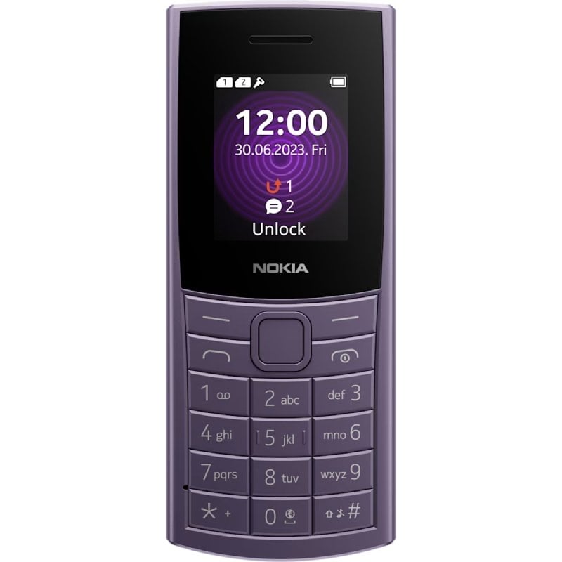 Teléfono Móvil Nokia 110 4G 2nd Edition/ Púrpura