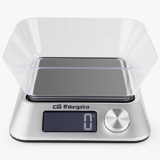 Báscula de Cocina Electrónica Orbegozo PC 1030 A/ hasta 5kg/ Plata Main Image