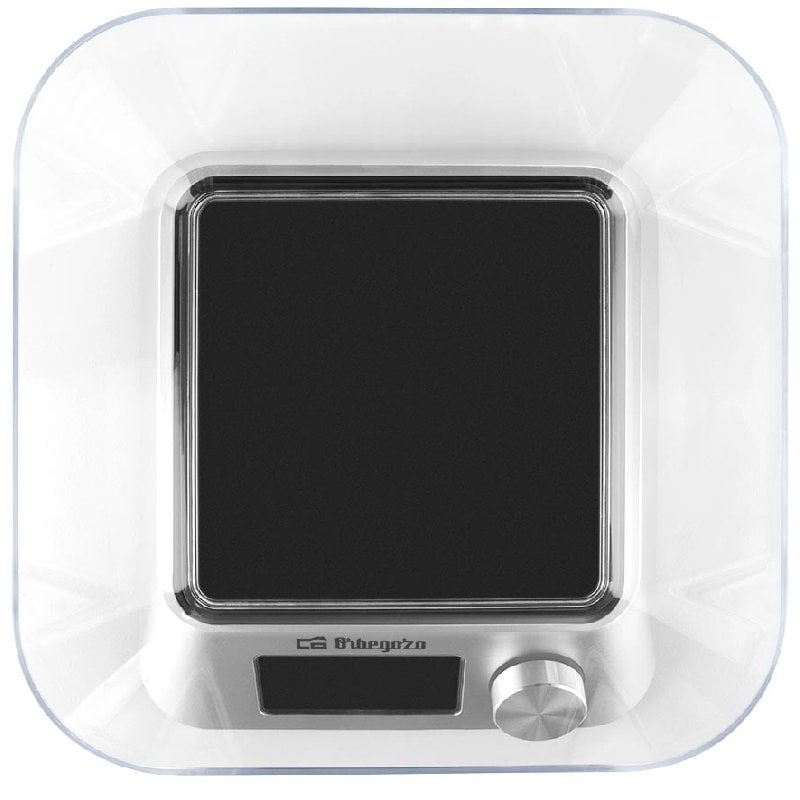Báscula de Cocina Electrónica Orbegozo PC 1030 A/ hasta 5kg/ Plata