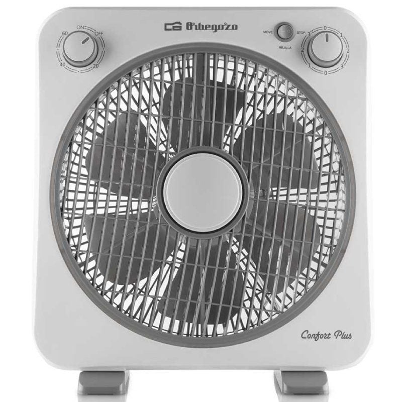 Ventilador de Suelo Orbegozo Box Fan BF 0138/ 40W/ 6 Aspas 30cm/ 3 velocidades