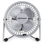 Ventilador de Sobremesa Orbegozo PW 1025/ 2.5W/ 4 Aspas/ 1 Velocidad