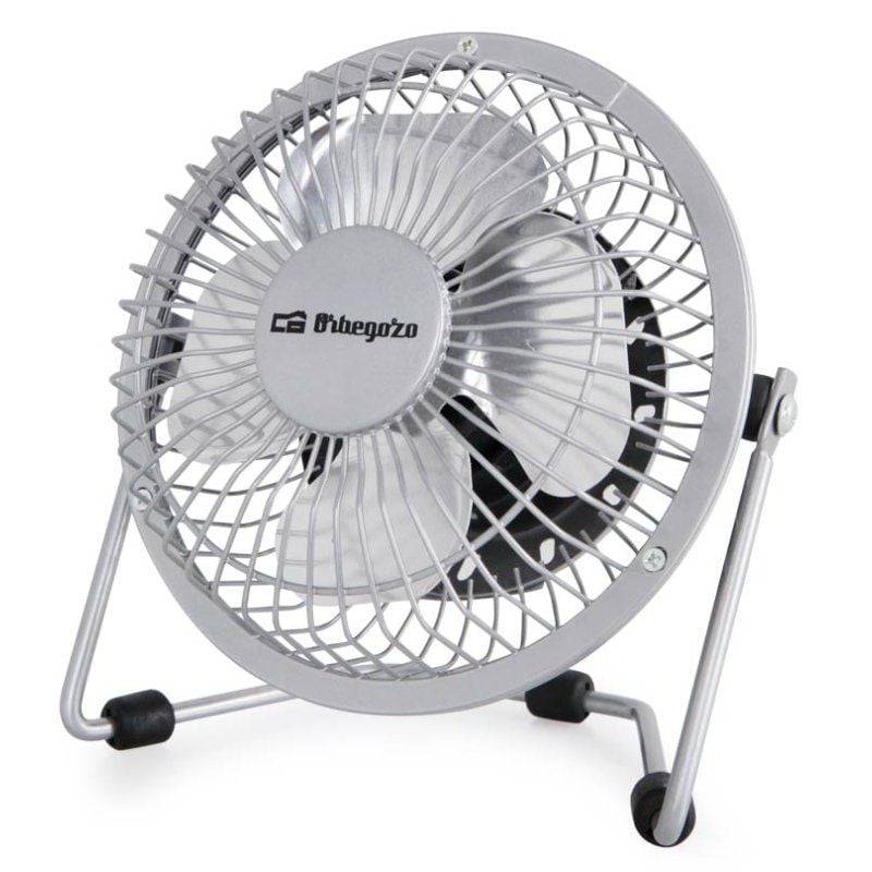 Ventilador de Sobremesa Orbegozo PW 1025/ 2.5W/ 4 Aspas/ 1 Velocidad