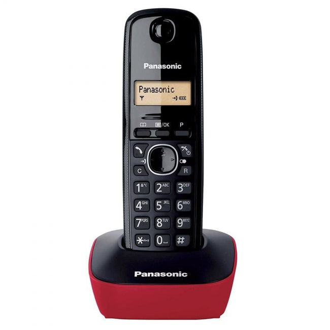 Teléfono Inalámbrico Panasonic KX-TG1611/ Negro y Rojo Main Image