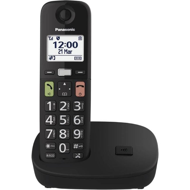 Teléfono Inalámbrico Panasonic KX-TGU110/ Negro Hover Image