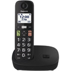 Teléfono Inalámbrico Panasonic KX-TGU112EXB/ Pack DUO/ Negro