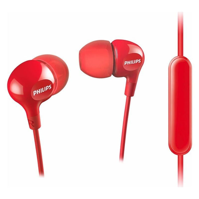 Auriculares Intrauditivos Philips SHE3555/ con Micrófono/ Jack 3.5/ Rojos Hover Image