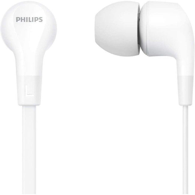 Auriculares Intrauditivos Philips TAE1105WT/ con Micrófono/ Jack 3.5/ Blancos Main Image