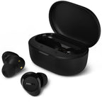 Auriculares Bluetooth Philips TAT1300BK con estuche de carga/ Autonomía 6h/ Negros