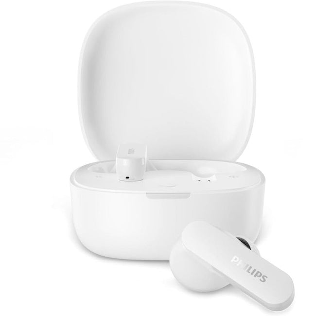 Auriculares Bluetooth Philips TAT2100WT con estuche de carga/ Autonomía 8h/ Blancos Hover Image