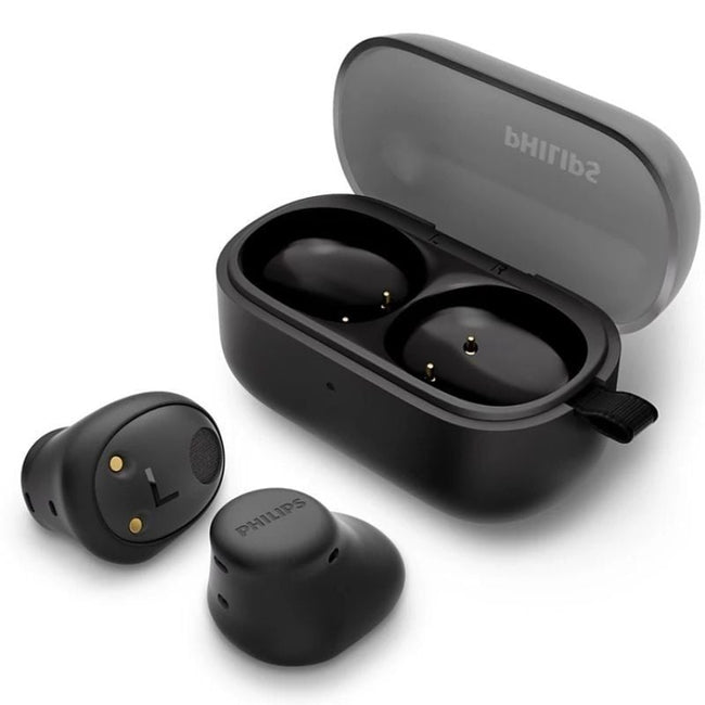 Auriculares Bluetooth Philips TAT2149 con estuche de carga/ Autonomía 6h/ Negros Hover Image