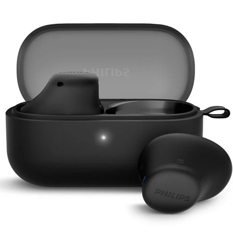 Auriculares Bluetooth Philips TAT2149 con estuche de carga/ Autonomía 6h/ Negros