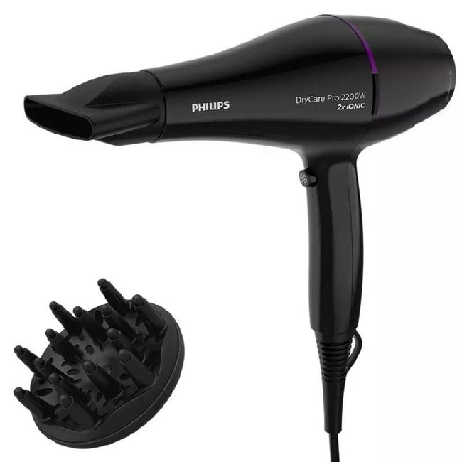 Secador Philips Drycare Pro BHD274/ 2200W/ Negro y Violeta Hover Image