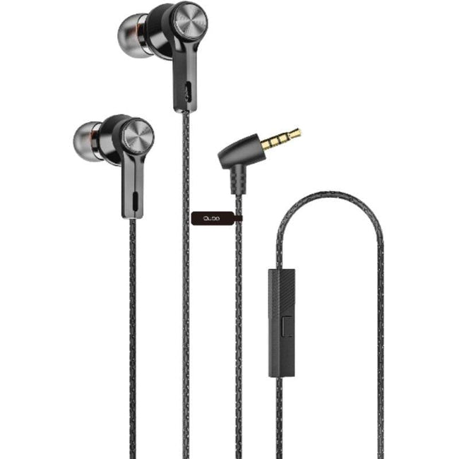 Auriculares Intrauditivos Qubo EB-100/ con Micrófono/ Jack 3.5/ Grises Hover Image