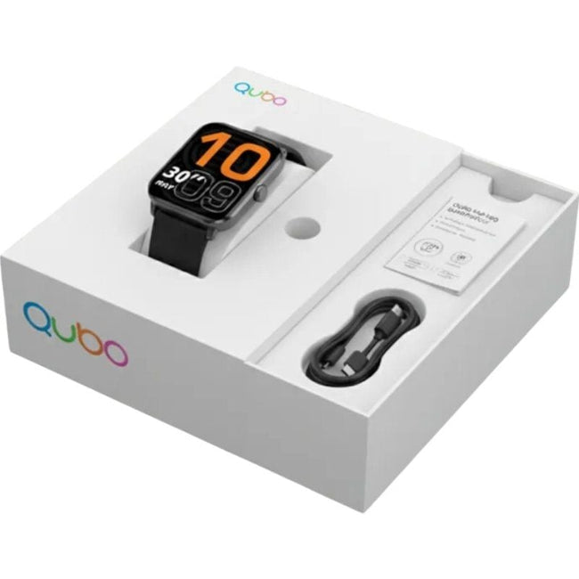 Smartwatch Qubo SMT-200/ Notificaciones/ Frecuencia Cardíaca/ Negro Main Image