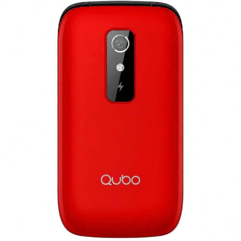 Teléfono Móvil Qubo P-220RD 4G para Personas Mayores/ Rojo