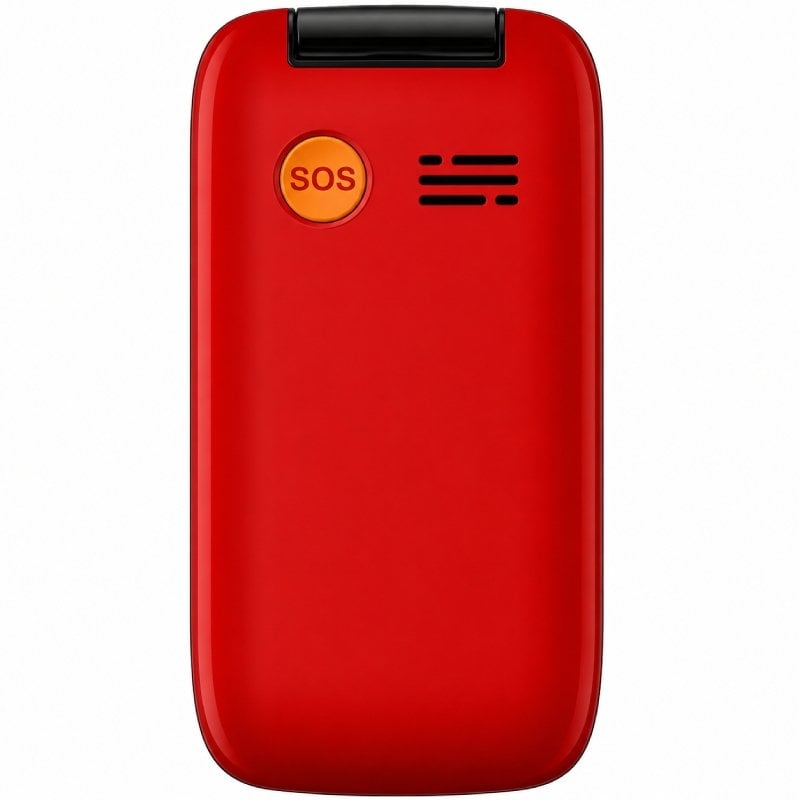 Teléfono Móvil Qubo P-220RD 4G para Personas Mayores/ Rojo