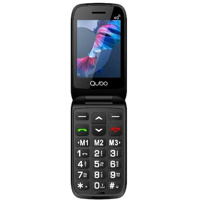 Teléfono Móvil Qubo P-221RD 4G para Personas Mayores/ Rojo Hover Image