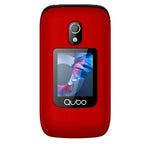Teléfono Móvil Qubo P-221RD 4G para Personas Mayores/ Rojo
