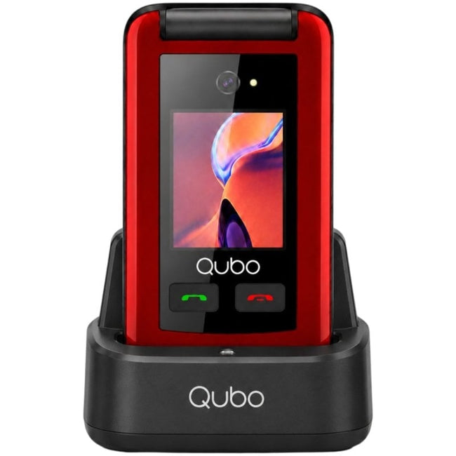 Teléfono Móvil Qubo X-247RDC 4G para Personas Mayores/ Rojo Hover Image