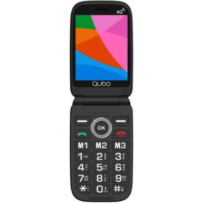 Teléfono Móvil Qubo X-D340 4G para Personas Mayores/ Negro Hover Image