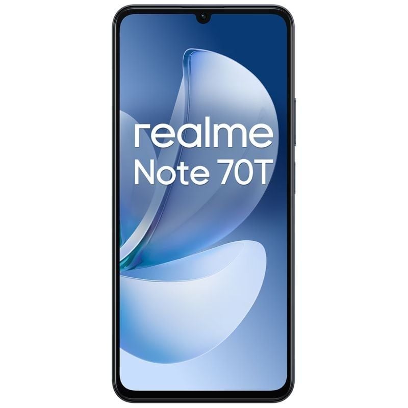 Smartphone Realme Note 70T 4GB/ 256GB/ 6.74"/ Negro Obsidiana