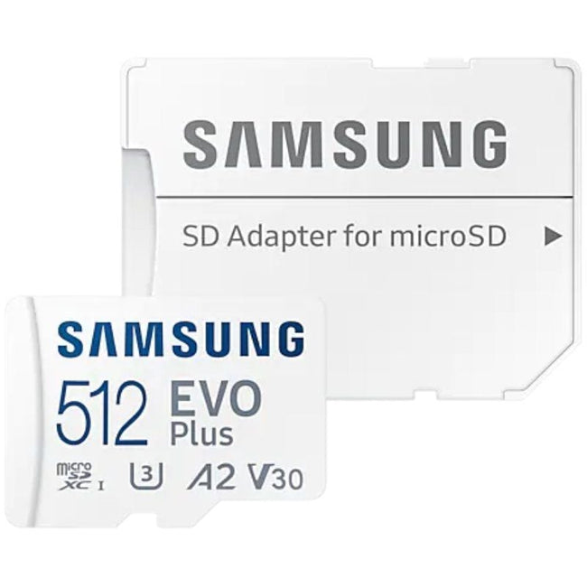 Tarjeta de Memoria Samsung EVO Plus 2023 512GB microSD XC con Adaptador/ Clase 10/ 160MBs Hover Image