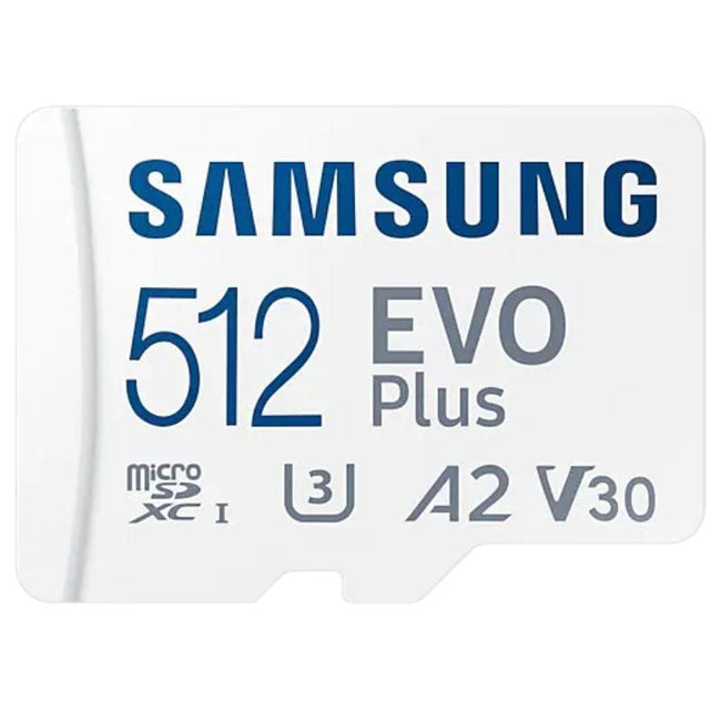 Tarjeta de Memoria Samsung EVO Plus 2023 512GB microSD XC con Adaptador/ Clase 10/ 160MBs Main Image