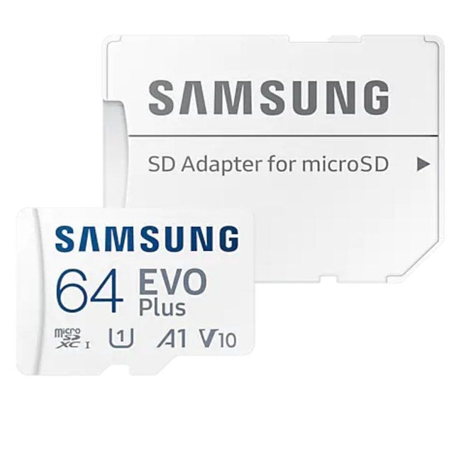 Tarjeta de Memoria Samsung EVO Plus 2023 64GB microSD XC con Adaptador/ Clase 10/ 160MBs Hover Image