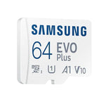Tarjeta de Memoria Samsung EVO Plus 2023 64GB microSD XC con Adaptador/ Clase 10/ 160MBs