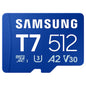Tarjeta de Memoria Samsung P7 512GB microSD XC/ Clase 10/ 170MBs