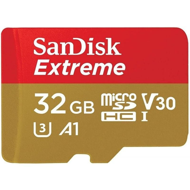 Tarjeta de Memoria SanDisk Extreme 32GB microSD HC UHS-I con Adaptador/ Clase 10/ 100MBs Main Image