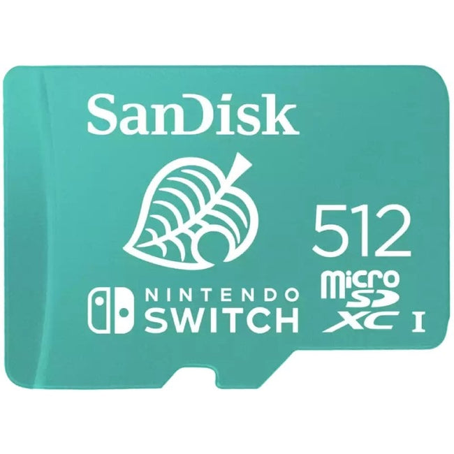 Tarjeta de Memoria SanDisk Nintendo Switch 512GB microSD XC UHS-I/ Clase 10/ 100MBs Hover Image